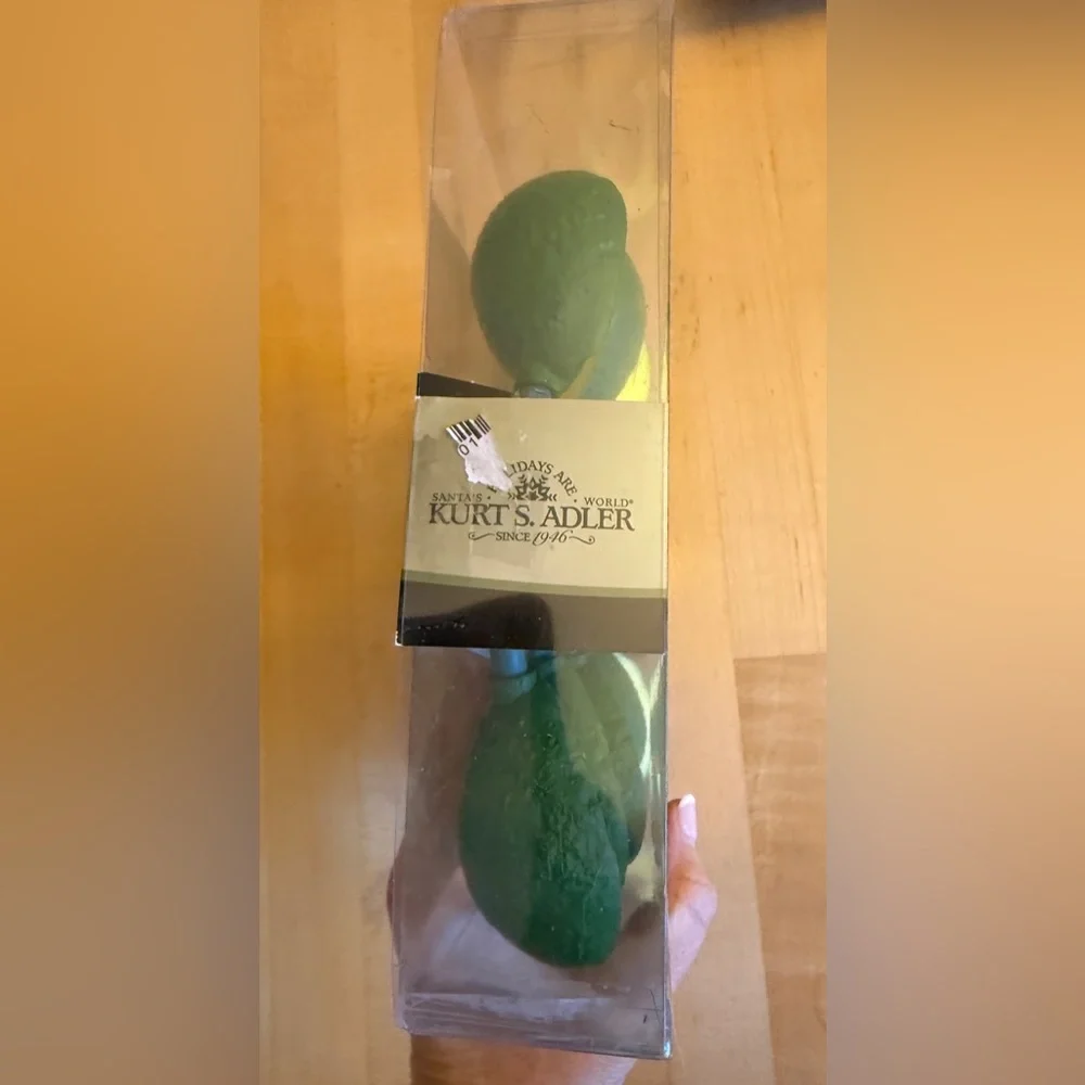 10 Light 🥑 Avocado Light Set By Kurt S Adler Green Wire Indoor/Outdoor *New